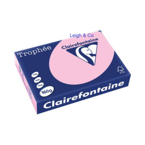 Trophée A4 Pink Card 160 Gram 2634C Pack 250 Sheets