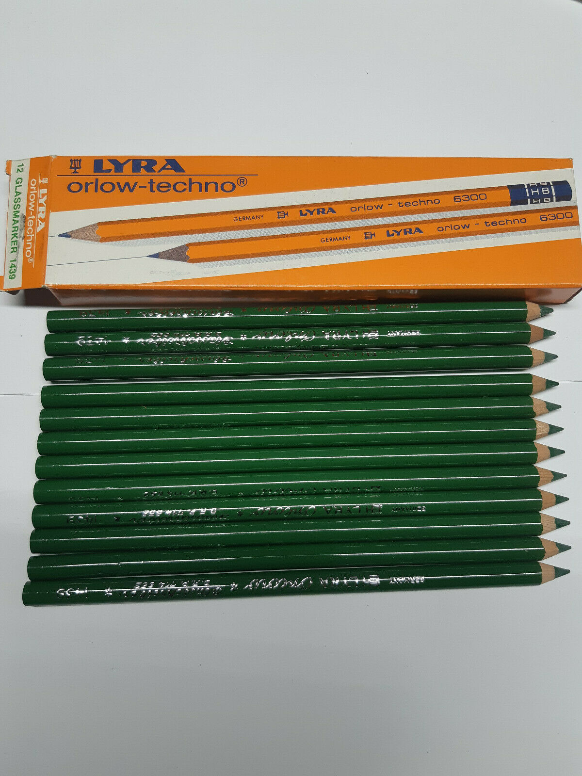 Orlow LYRA Orlow-Techno 6300 Green Glass marker 1439 - Leigh and Co Stationers