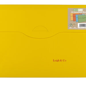Ecoeco  Recycled Document Box Files Yellow ECO085Y