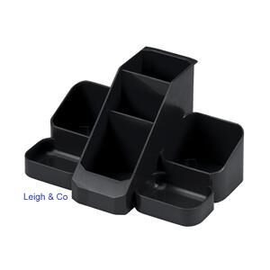 Avery Standard Range Desk Tidy (Black) with 7 Compartments